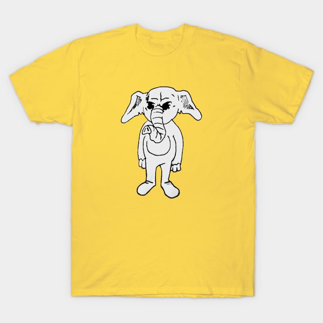 Elephant Ghoul T-Shirt by kaldotkal